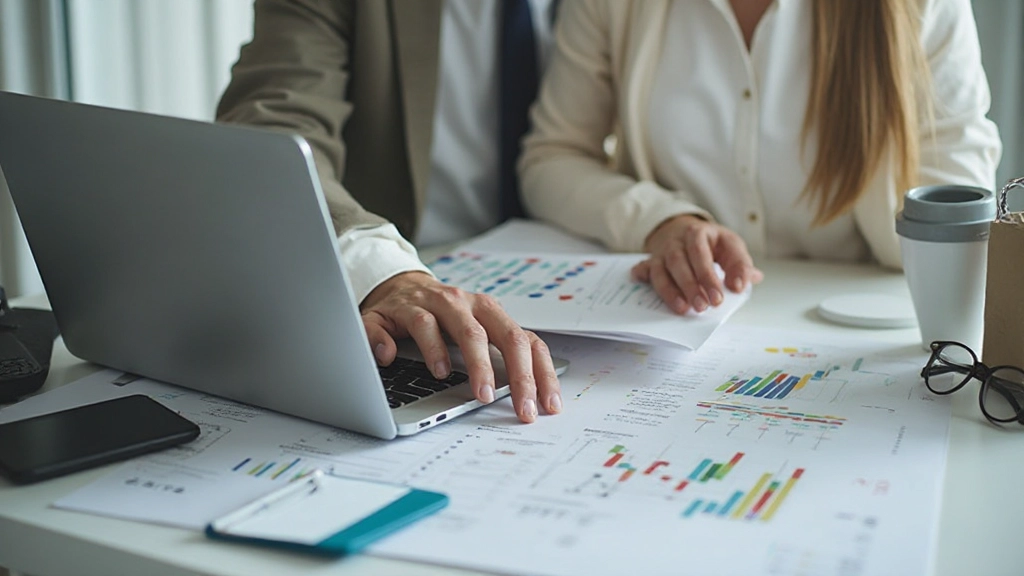 Успешный профессионал анализирует стратегию экономии на современном рабочем месте